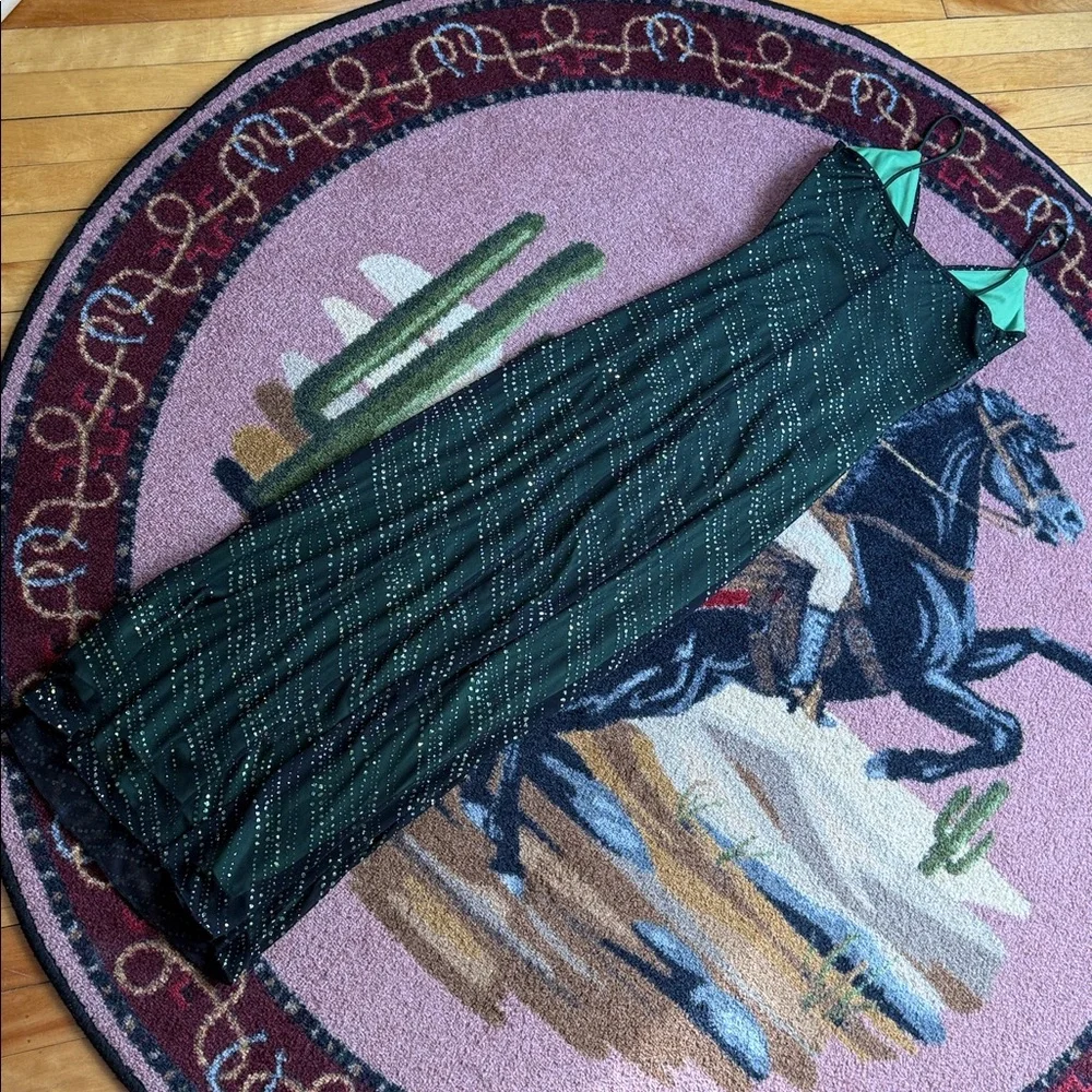 Y2K VINTAGE MAXI DRESS PROM - Picture 7 of 16